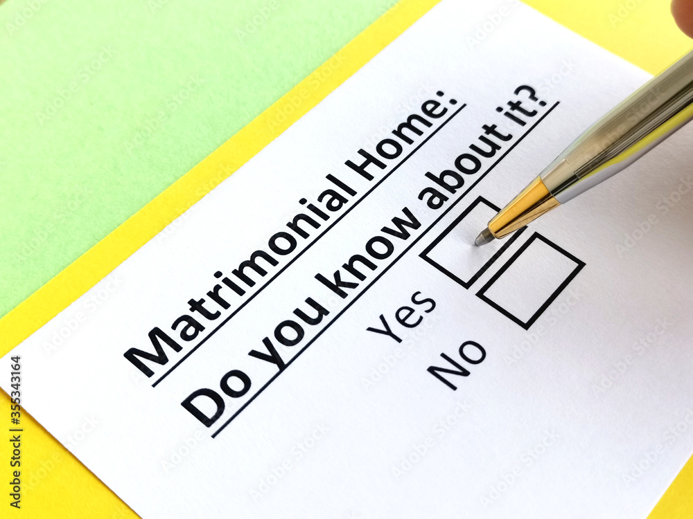 Questionnaire about family law