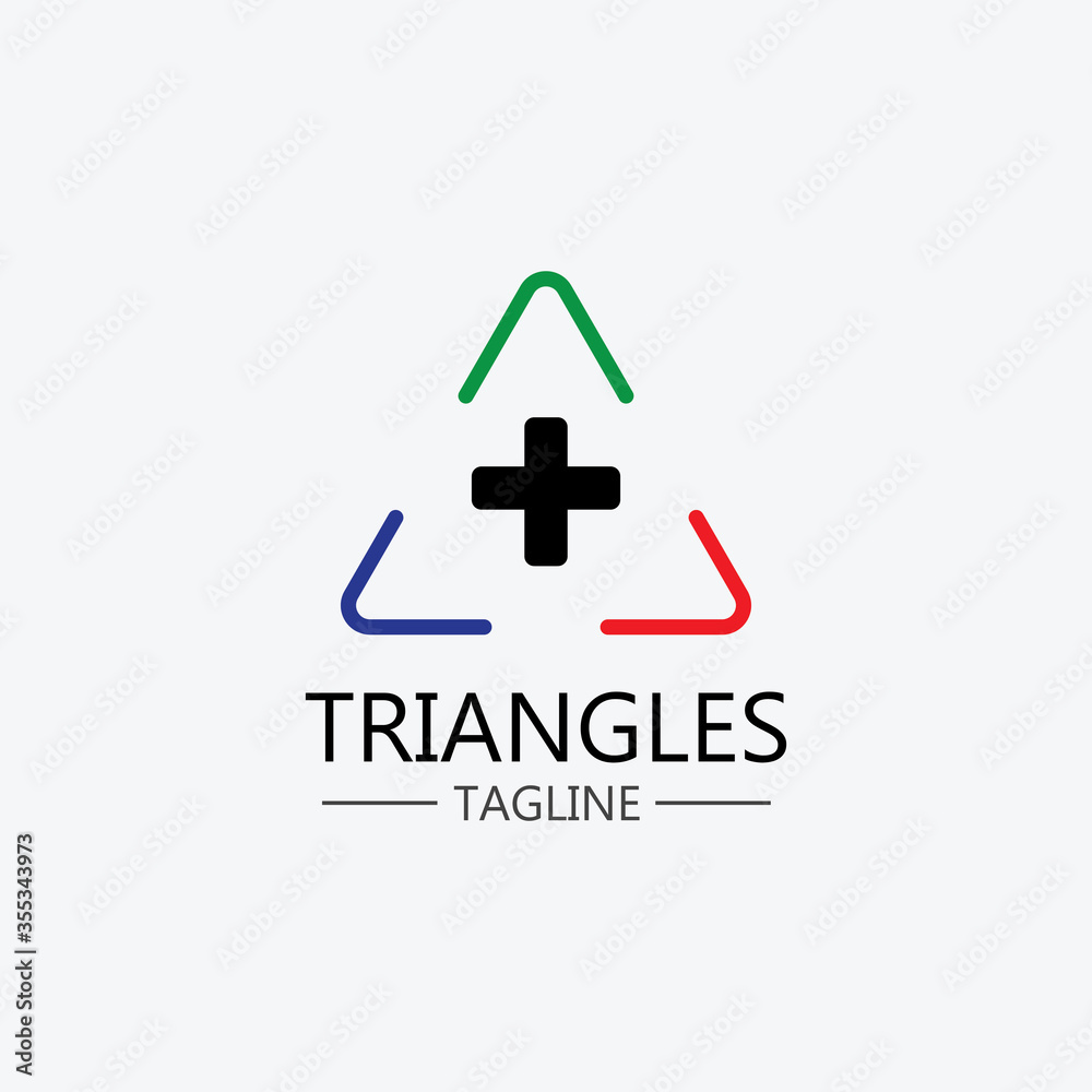 Triangle Icon Design Triangle Icon Design