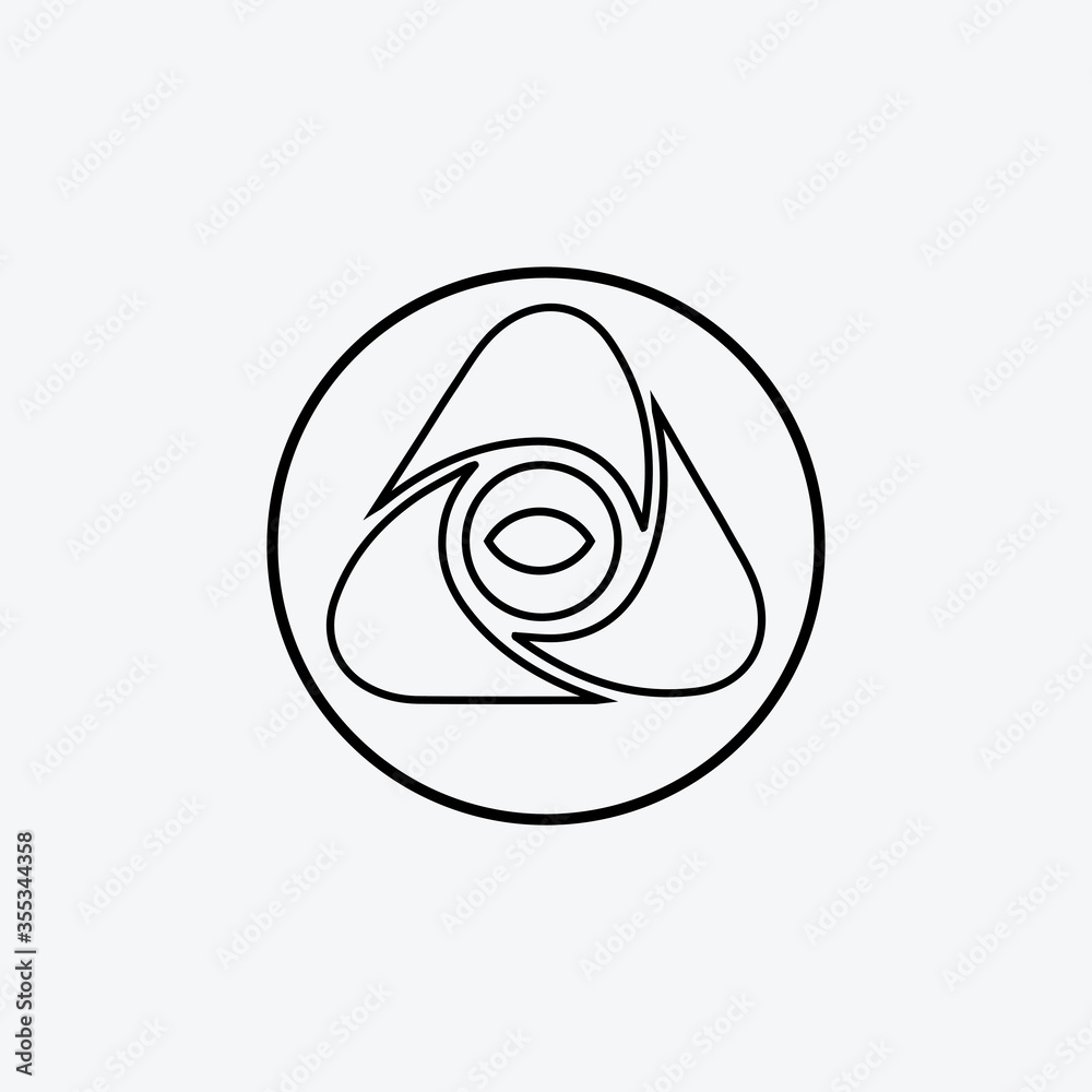 Triangle Icon Design Triangle Icon Design