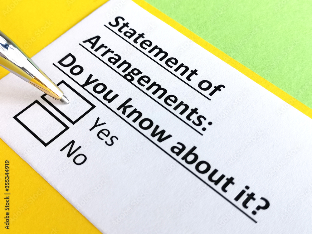 Fototapeta premium Questionnaire about family law