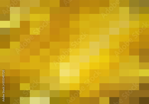 Abstract Orange and Yellow geometric Background, Creative Design Templates. Pixel art Grid Mosaic, 8 bit vector background.