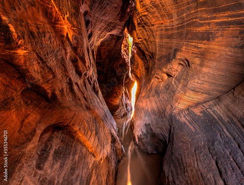 Light at the End of the Tunnel Slot Canyon photo