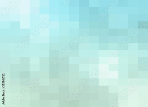 Abstract Blue geometric Background, Creative Design Templates. Pixel art Grid Mosaic, 8 bit vector background.