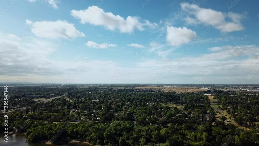 Drone Flight Over Suburban Sacramento CA Drone Flight Over Suburban Sacramento CA