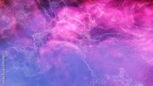 Schilderij op canvas abstract background, abstract space background, abstract gas, nebula, unusual br