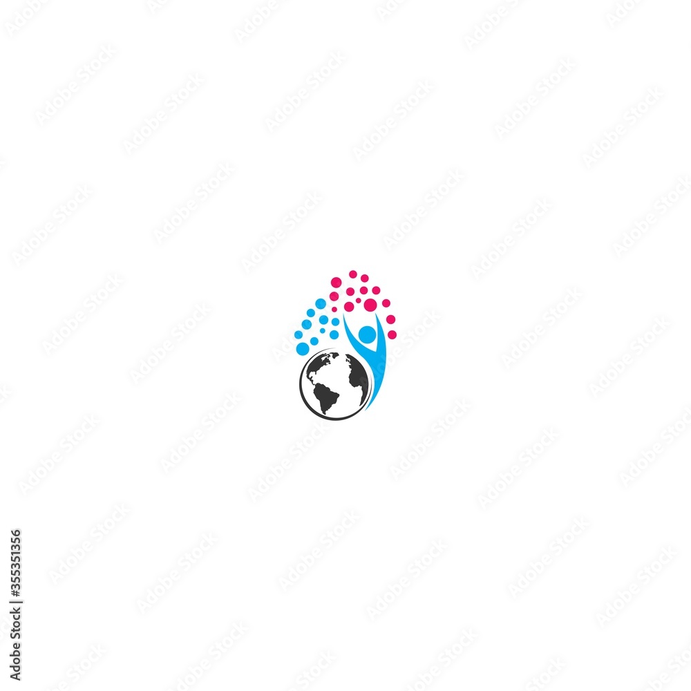 Community group, People group, Care logo icon