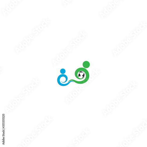 Community group, People group, Care logo icon © xbudhong