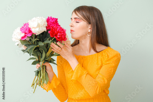Young woman with beautiful ...