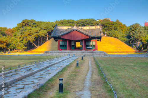 Seolleung and Jeongneung Royal Tombs in Seoul, Republic of Korea photo