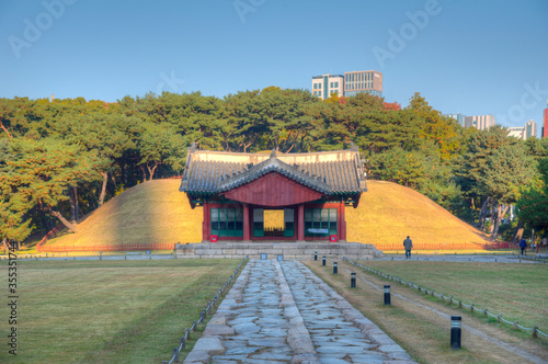 Seolleung and Jeongneung Royal Tombs in Seoul, Republic of Korea photo