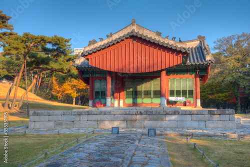 Seolleung and Jeongneung Royal Tombs in Seoul, Republic of Korea photo