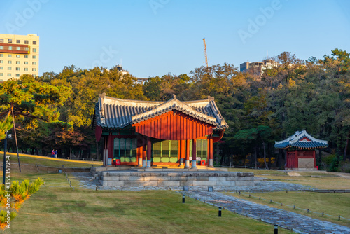 Seolleung and Jeongneung Royal Tombs in Seoul, Republic of Korea photo