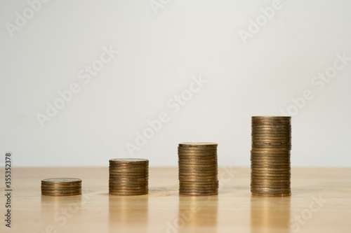 stack of coins