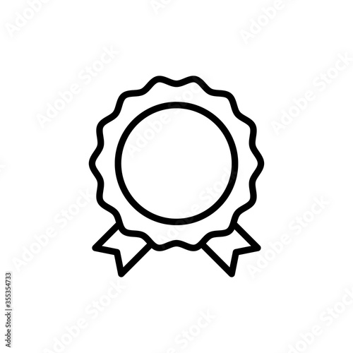 Award icon vector illustration outline