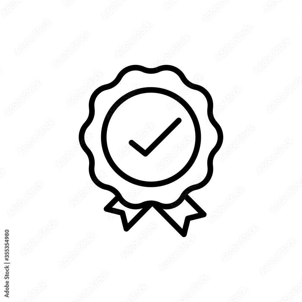Award icon vector illustration outline Award icon vector illustration outline