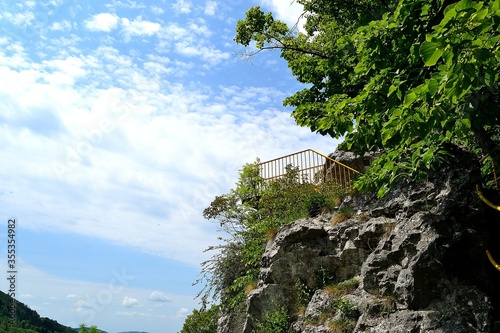 Rask's view from the slope of Piskovna hill, Koprivnice, northern Moravia, Czech Republic photo