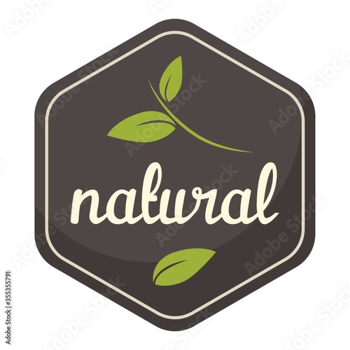 natural product label