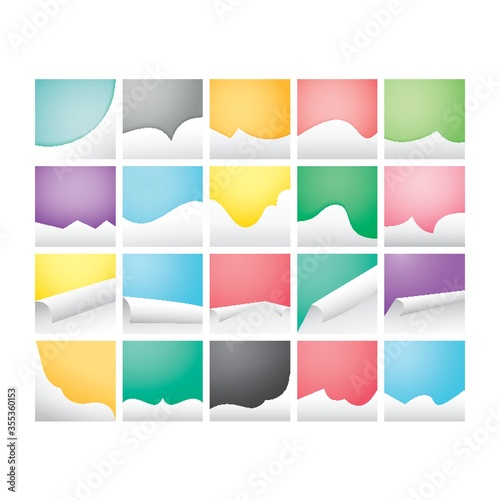 set of paint backgrounds