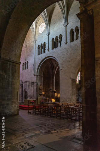 Fototapeta Naklejka Na Ścianę i Meble -  Cathedral of Girona in Catalonia, Spain.