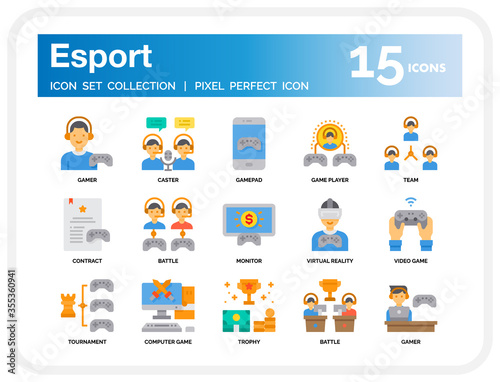 Esport icon set