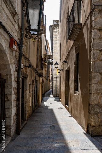 Cityscape of Girona in Catalonia, Spain. © alzamu79