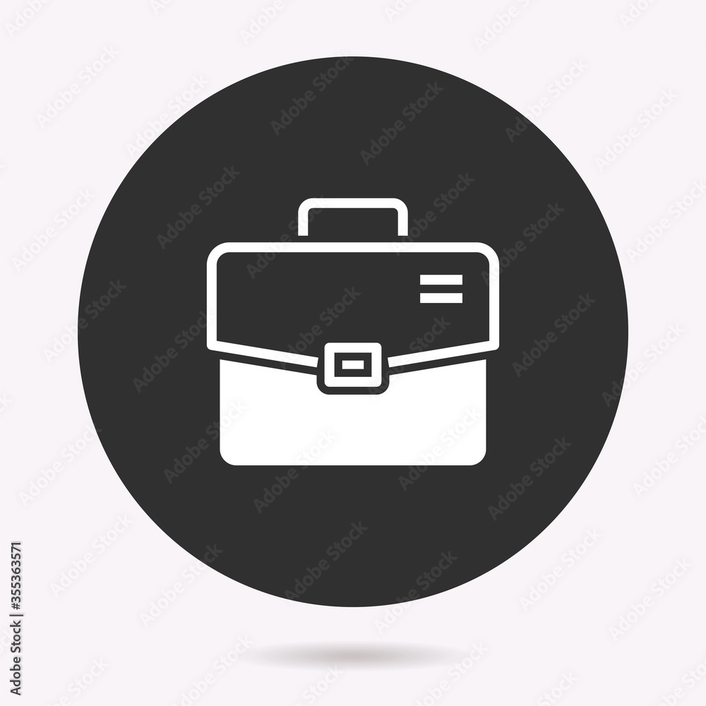 Portfolio - vector icon. Illustration isolated. Simple pictogram. Portfolio - vector icon. Illustration isolated. Simple pictogram.