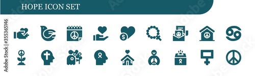 hope icon set