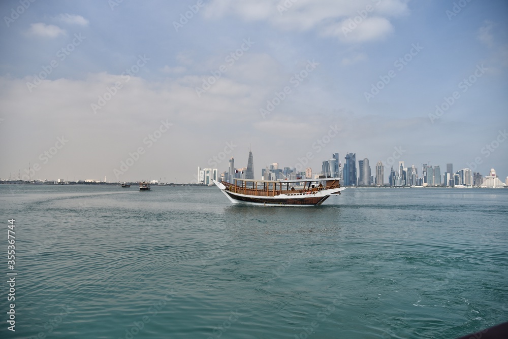 ship in the sea