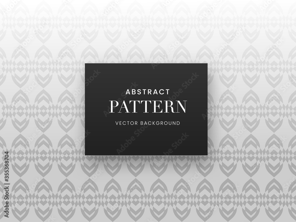 Grey and White Abstract Geometric Rhombus Illusion Checkered Pattern Background.