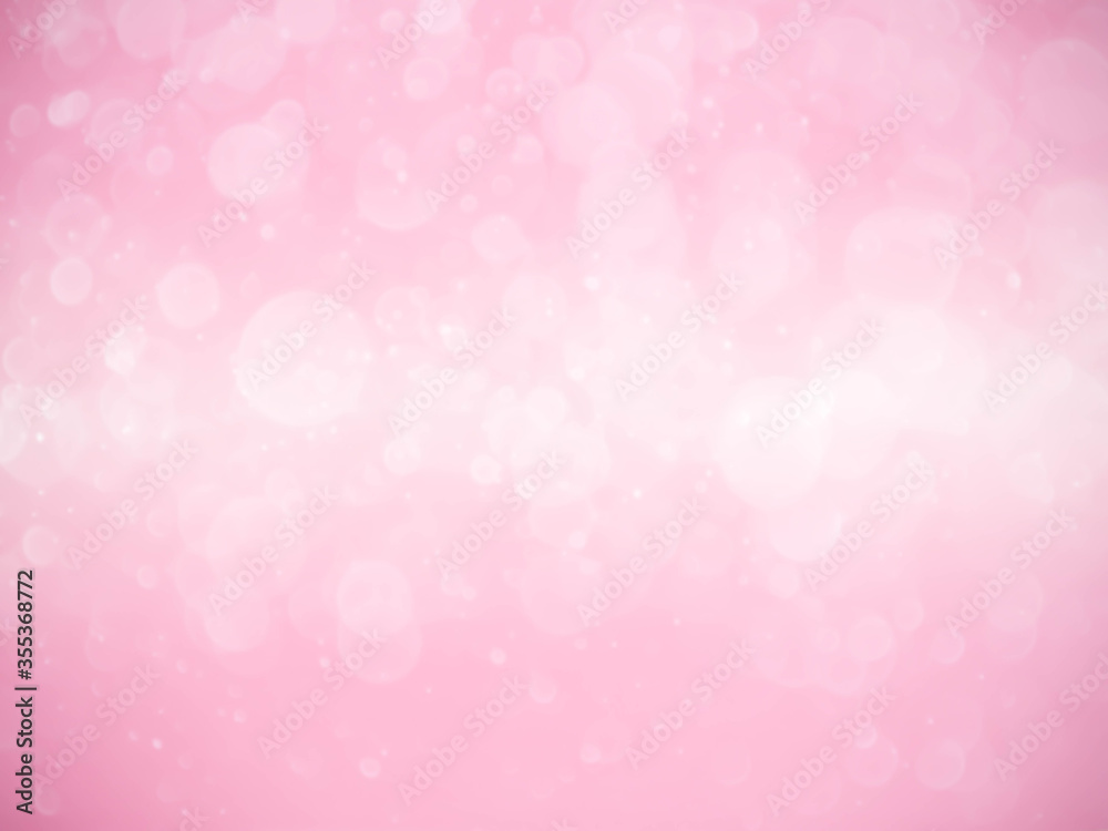 pink background with soft bokeh lights.