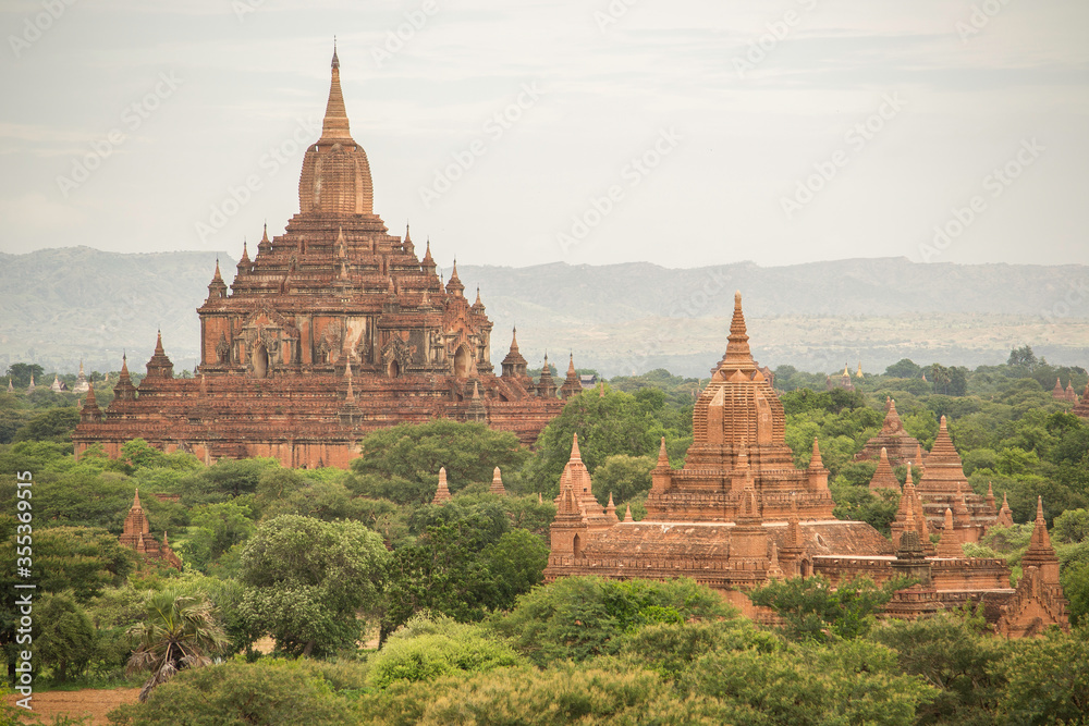 Bagan is an ancient city and a UNESCO World Heritage Site located in the Mandalay Region of Myanmar.
The Bagan Archaeological Zone is a main attraction for the country's nascent tourism industry