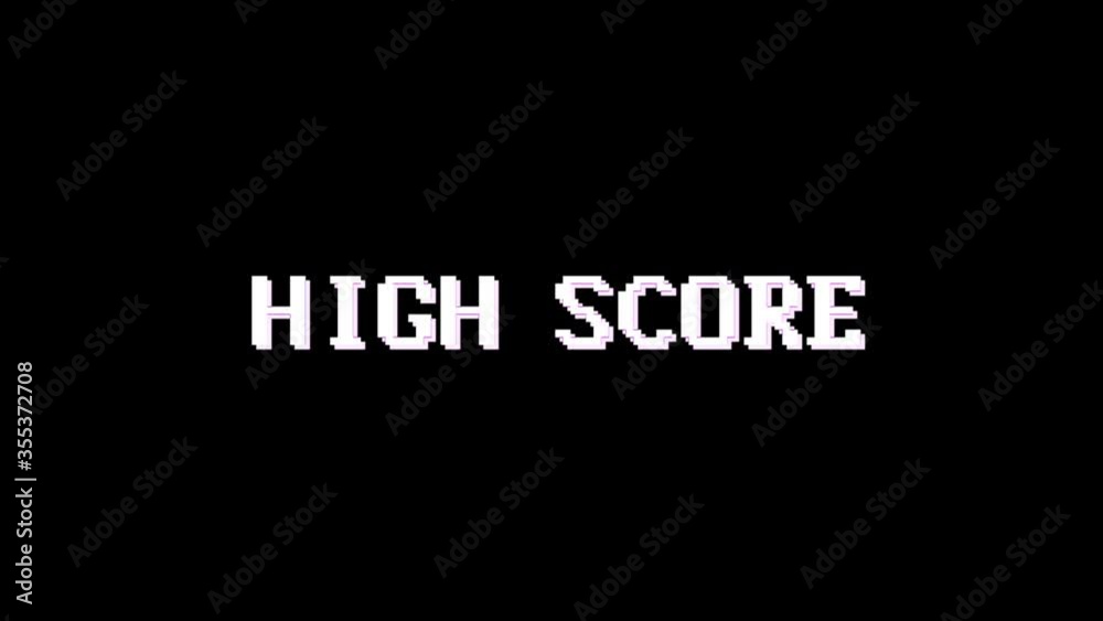 HIGH SCORE Glitch Text Animation, Rendering, Background, with Alpha Channel, Loop, 4k
HIGH SCORE Glitch Text Animation, Rendering, Background, with Alpha Channel, Loop, 4k