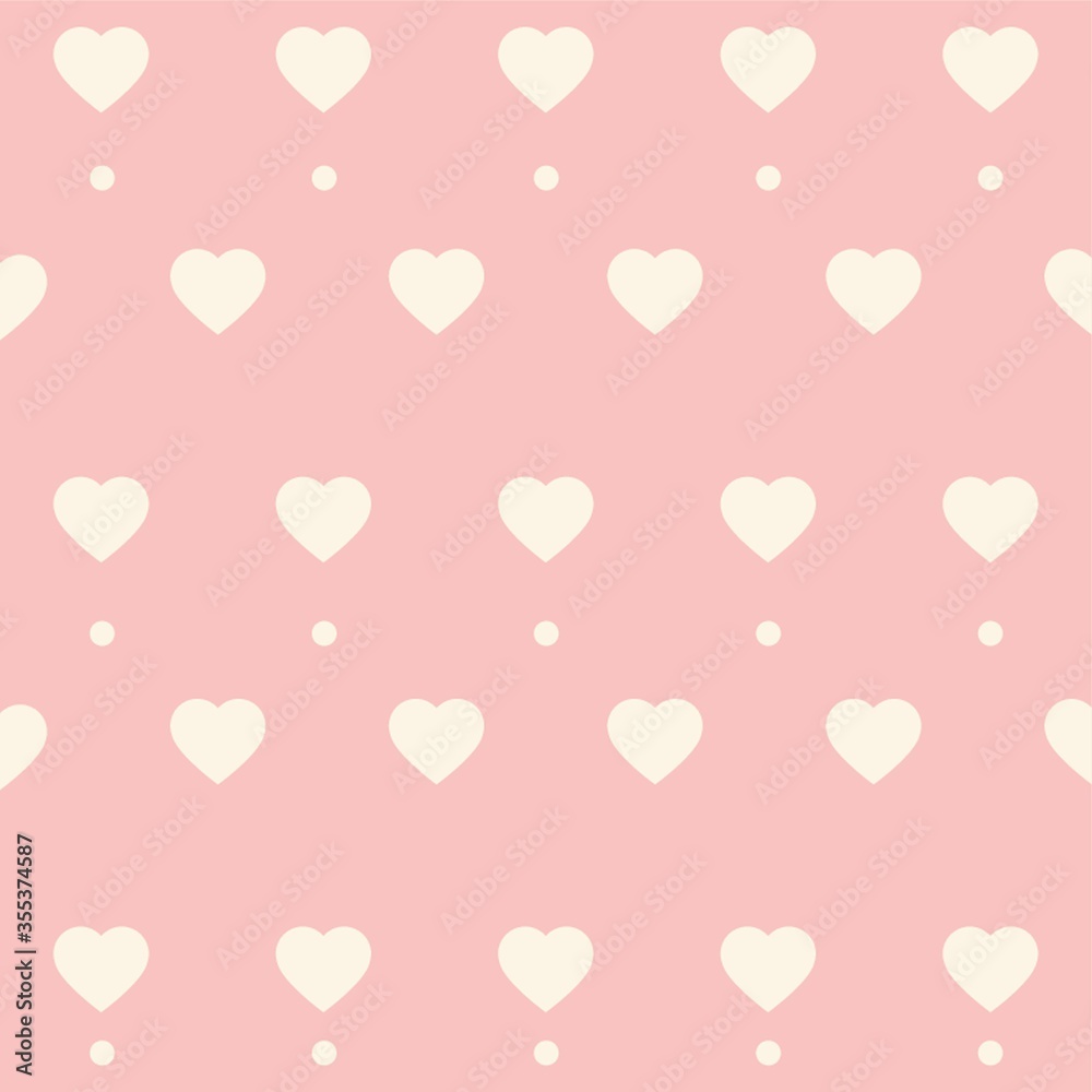 seamless heart patterns background