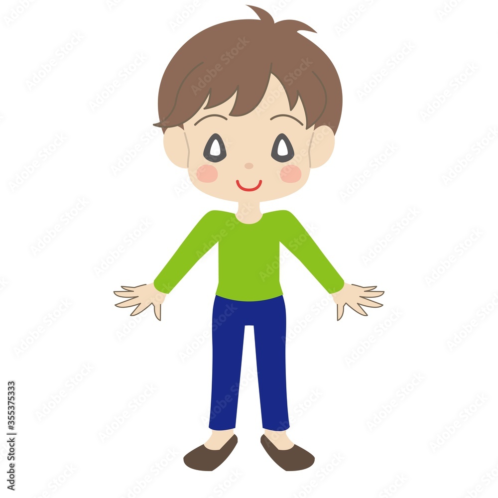 笑顔の男性 笑顔の男性