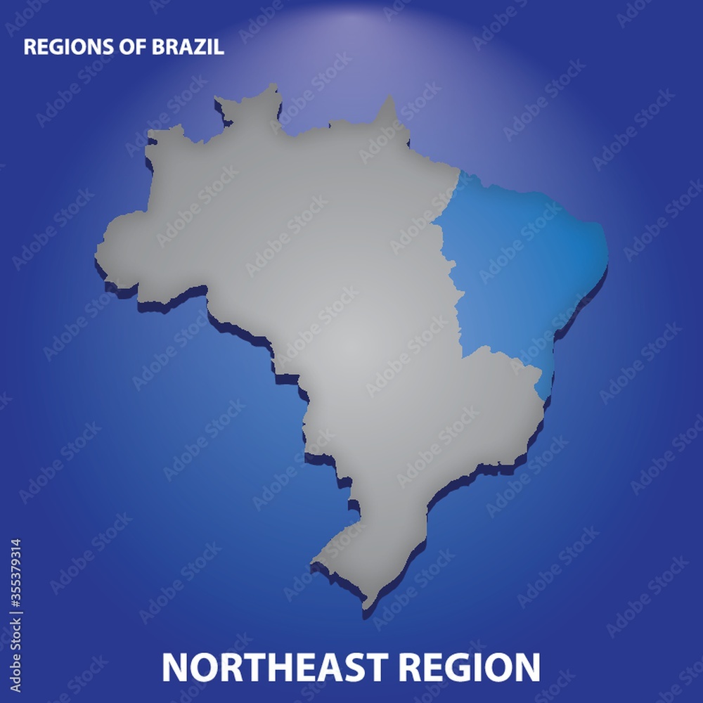 Fototapeta premium brazil northeast region