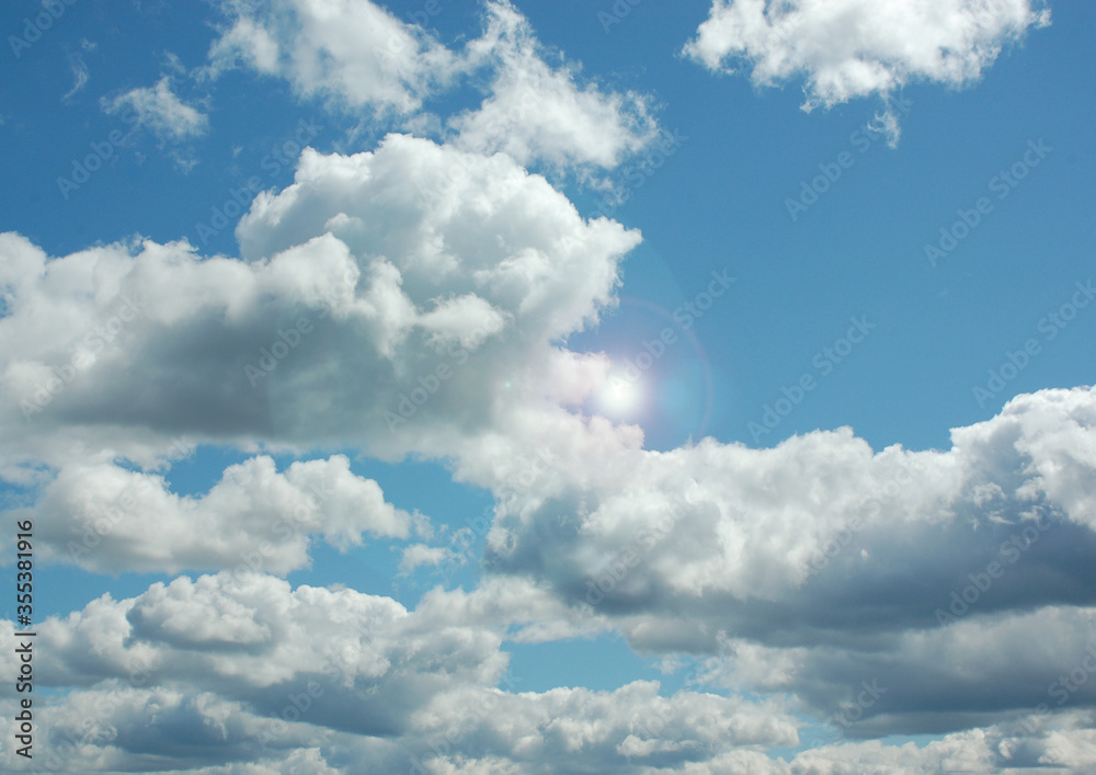 Obraz premium Cloudy sky background