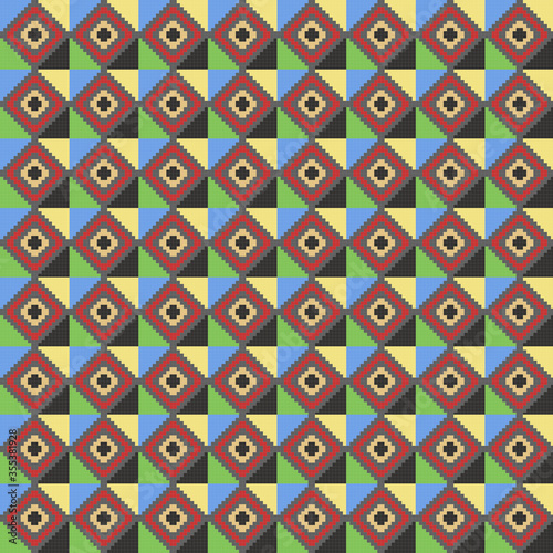 Seamless Pattern, Background and Texture, Weave look, size 15'' x 15'' at 300 resolution, can be used in Textiles, Tiles, Wallpapers, Backgrounds etc. 