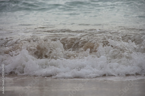 waves on the beach