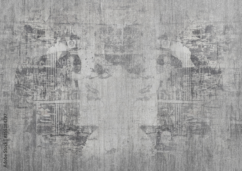 Fototapeta premium Light Gray abstract grunge background