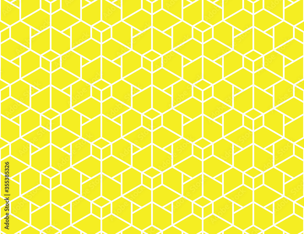 The geometric pattern with lines. Seamless vector background. White and yellow texture. Graphic modern pattern. Simple lattice graphic design The geometric pattern with lines. Seamless vector background. White and yellow texture. Graphic modern pattern. Simple lattice graphic design