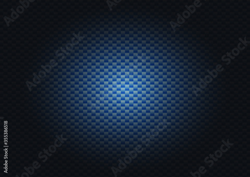 Dark abstract background with blue corners. Vector Background. 