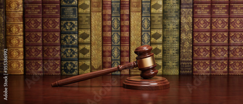 Canvastavla Law and Jusitce concept. 3d rendering - illustration.