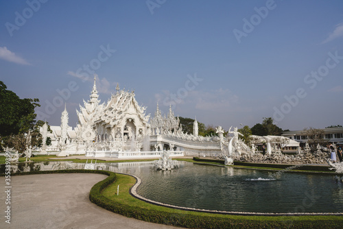 Wat Rong Khun weißer Tempel in Chiang Rai, Thailand