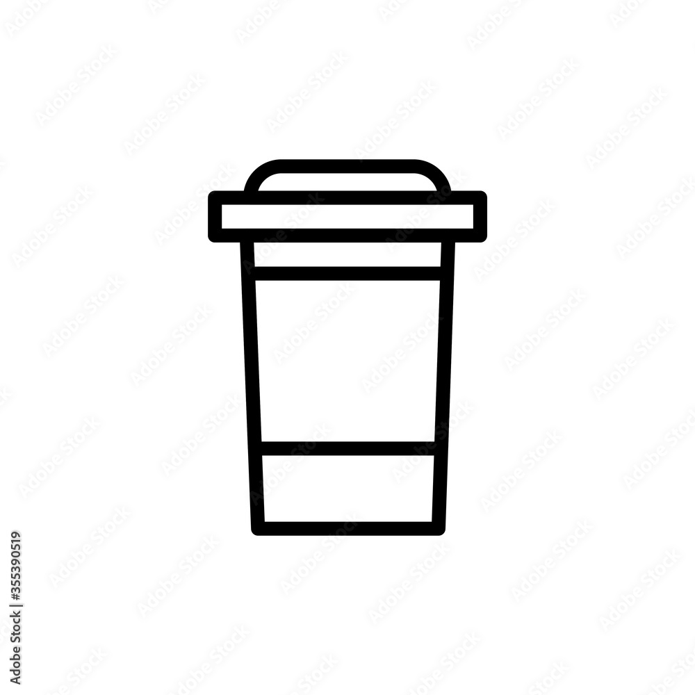 Drink line icon. Vector illustration Drink line icon. Vector illustration