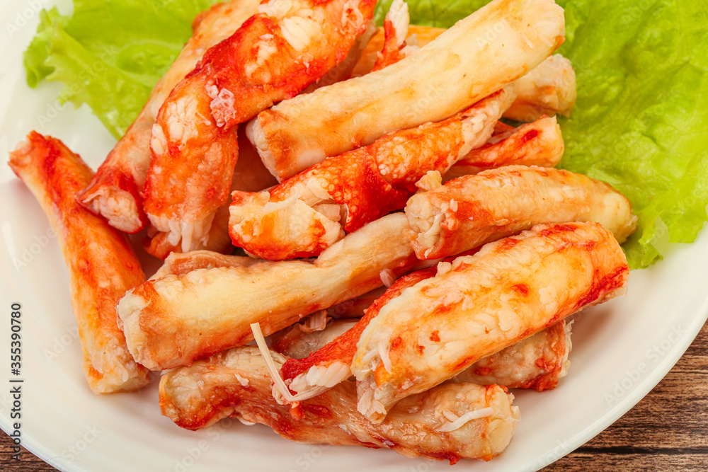 Natural luxury crab meat fillet Natural luxury crab meat fillet