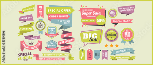 Vintage Retro Vector for banner.