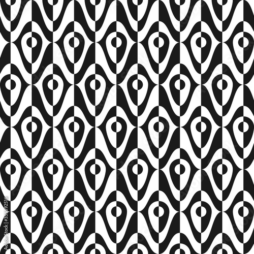 Seamless geometric abstract pattern three dimensional shape.