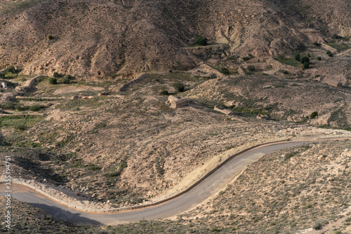 The Dahar, southern region of tunisia, land of ksour, beginning of the sahara photo