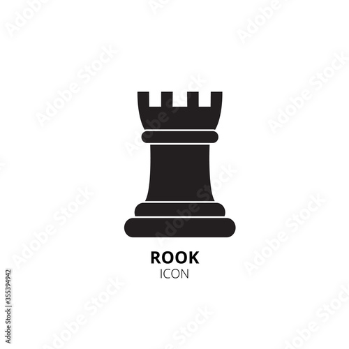Photography Chess rook vector icon