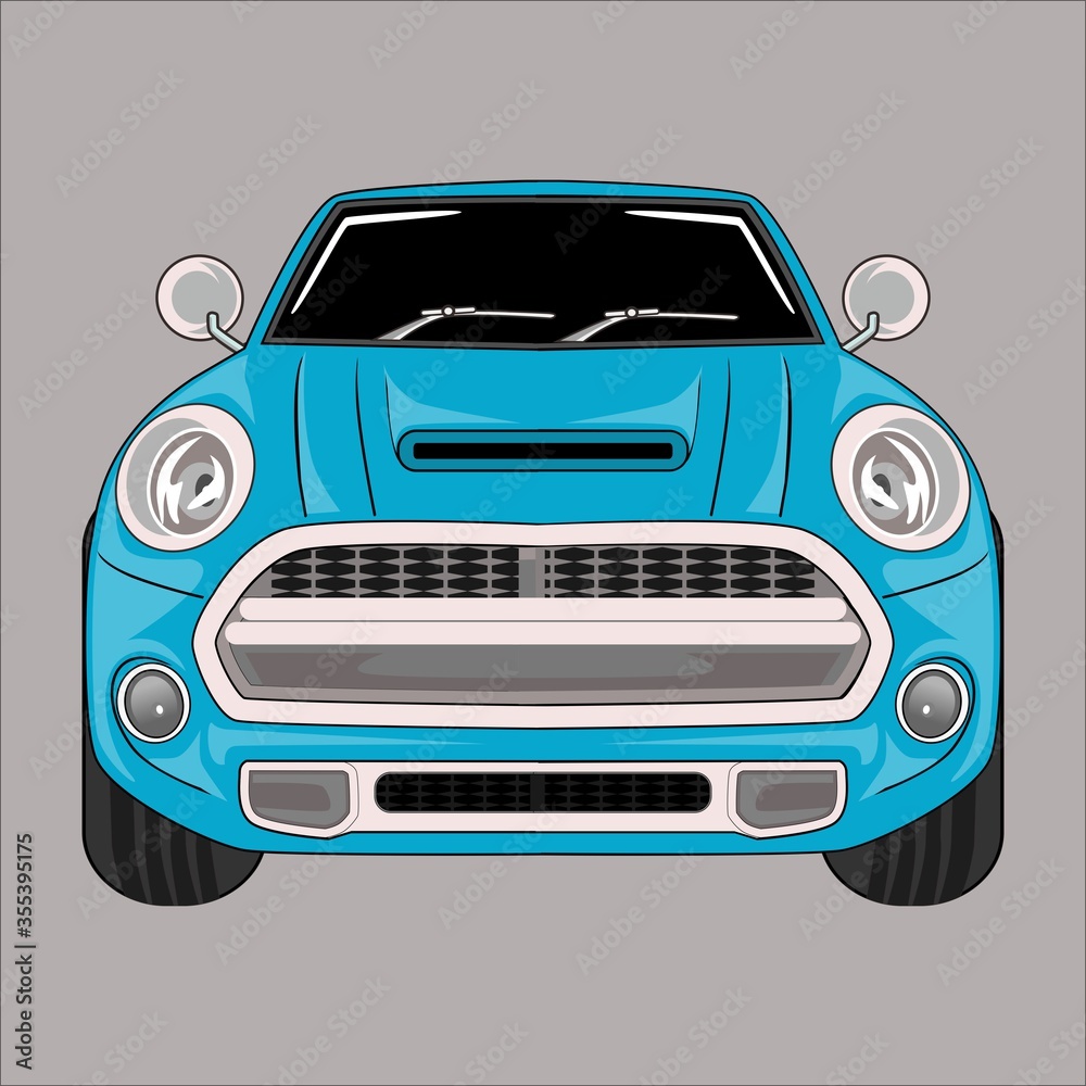 Cartoon vector illustration car